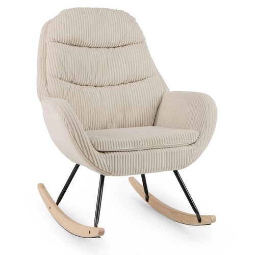 Upholstered rocking chair - rocking,
