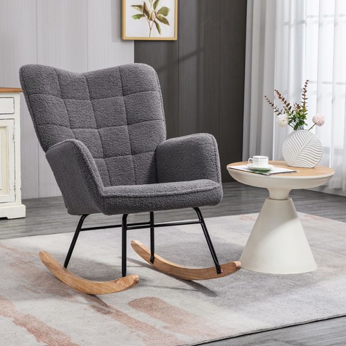 Berber fleece nursery - nursery, glider