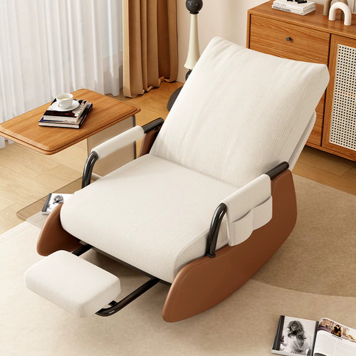Corduroy rocking recliner - rocking,