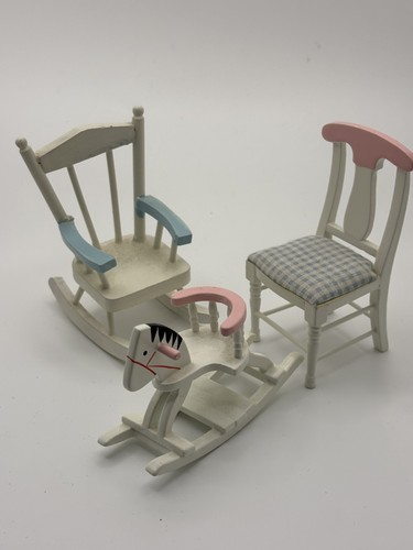 Dolls house nursery set baby - dolls,