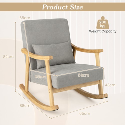 Chair indoor rocker armchair - chair,
