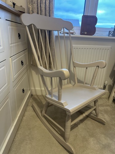 Refurbished antique rocking - refurbished,