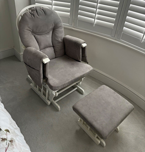 Grey upholstered nursery - grey,