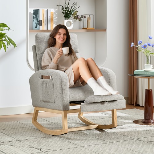 High back nursery - back, rocking