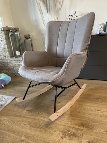 Grey rocking chair - rocking, black
